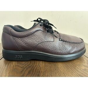 SAS Bout Time Lace Up Loafers Men's 12W Cordovan Burgundy Tripad Comfort Shoes